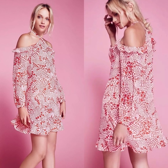 Rixo x Free People Arrabella Cold Shoulder Dress - Picture 1 of 5